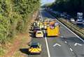 Long delays as motorway reopens after smash