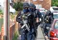 Armed police swoop on town