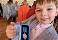 Tony receives medal for remarkable walk