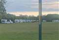 Fair cancelled and play area closed after group of travellers leave