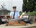 Harbour master fires gun salute to royal baby