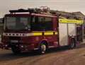 Flats evacuated in fire