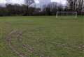 Football club faces huge losses after yobs tear up pitches