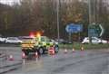 Crash and flooding cause delays on motorway