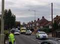 Traffic chaos after two car crash