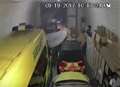 VIDEO: Ambulances damaged in daring ram raid