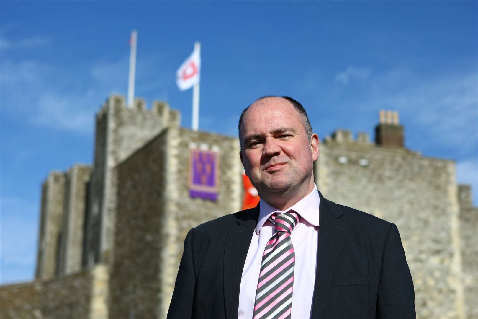 Neil McCollum, historic properties director for English Heritage in the South East, at Dover Castle