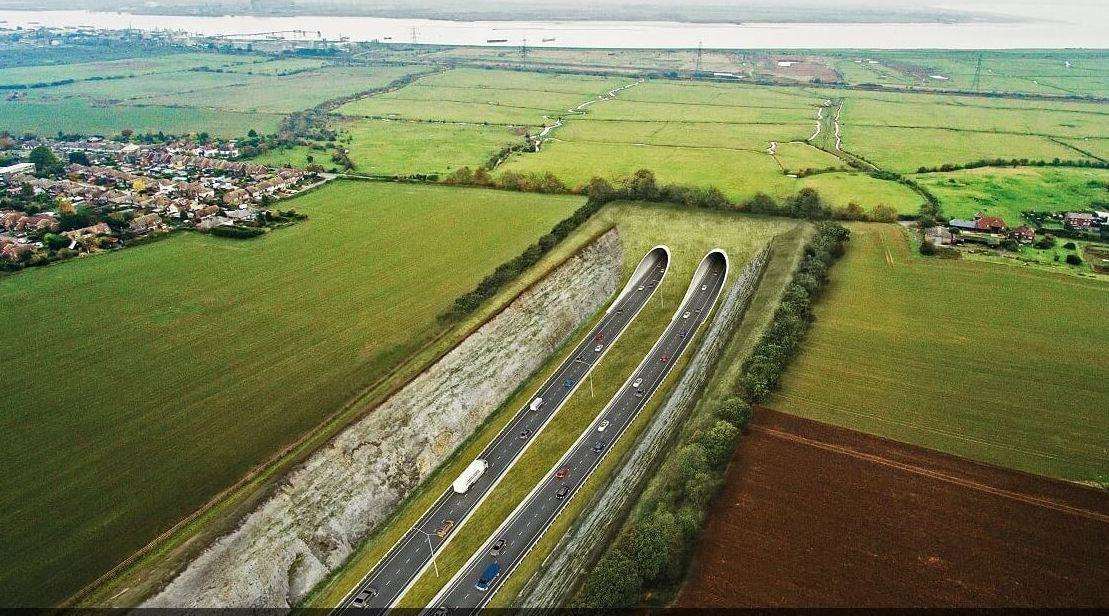 The route for the additional Lower Thames Crossing was announced last year. Picture: Highways England