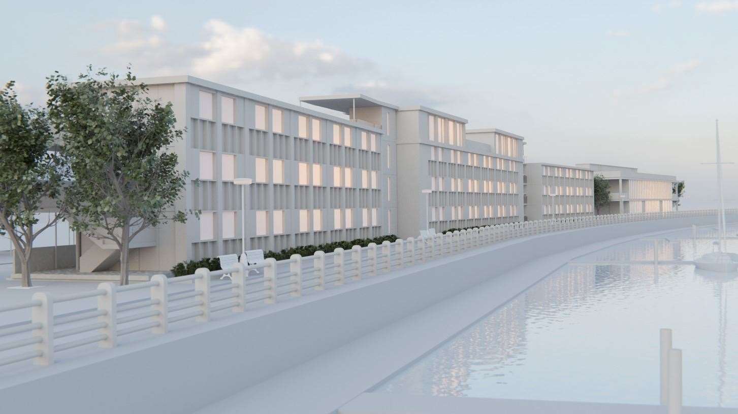 The colour scheme for the 90-bed hotel has been muted