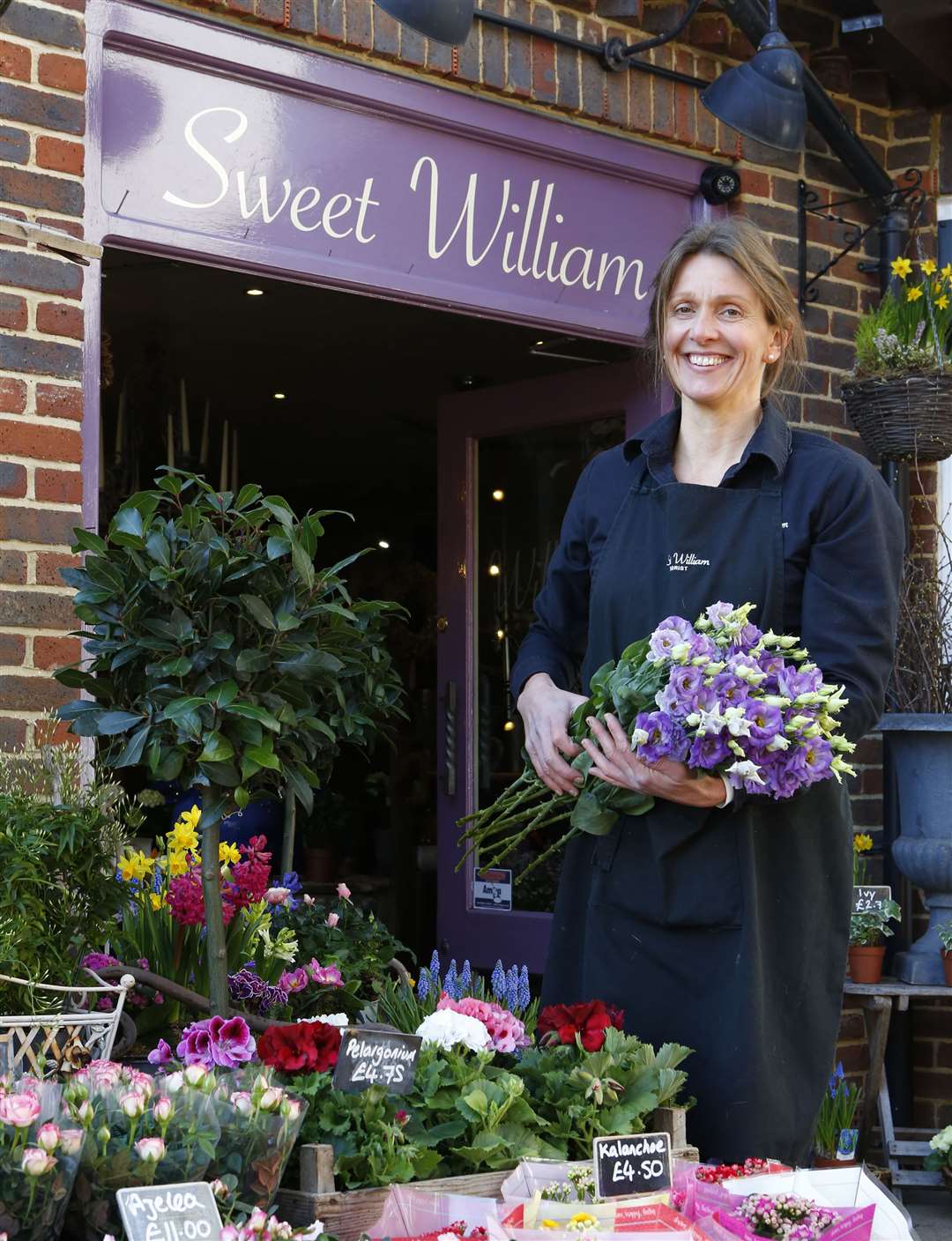 Julia Archer has owned the Headcorn florist for more than 20 years. Picture: Andy Jones