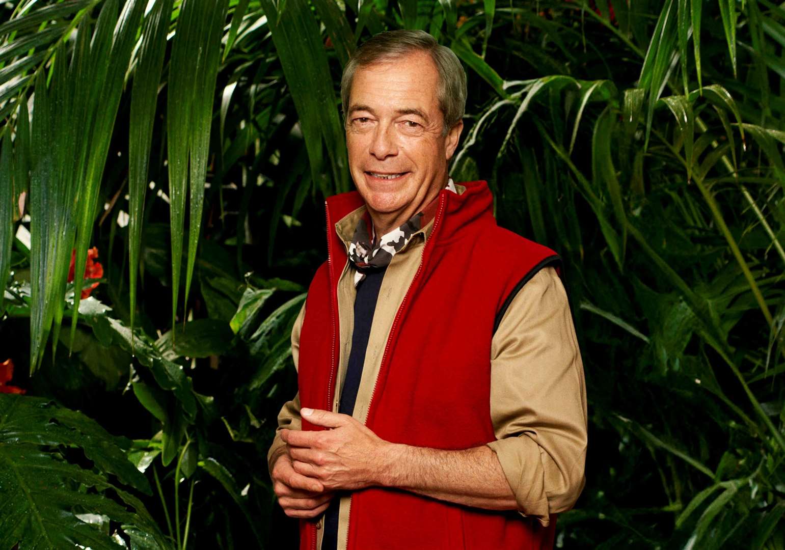 Nigel Farage is rarely out of the spotlight and appeared on I’m A Celebrity… Get Me Out Of Here! last year. Picture: ITV