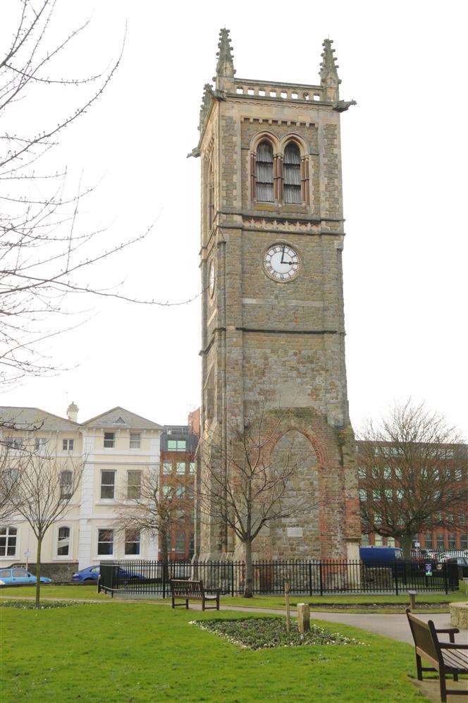 The original Christ Church Tower, Sandgate Road