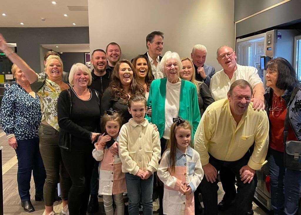 Peter Stefanovic with his newfound family, three years after the passing of his mother