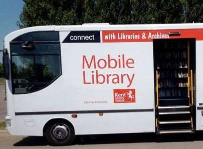 A mobile library. Picture: KCC