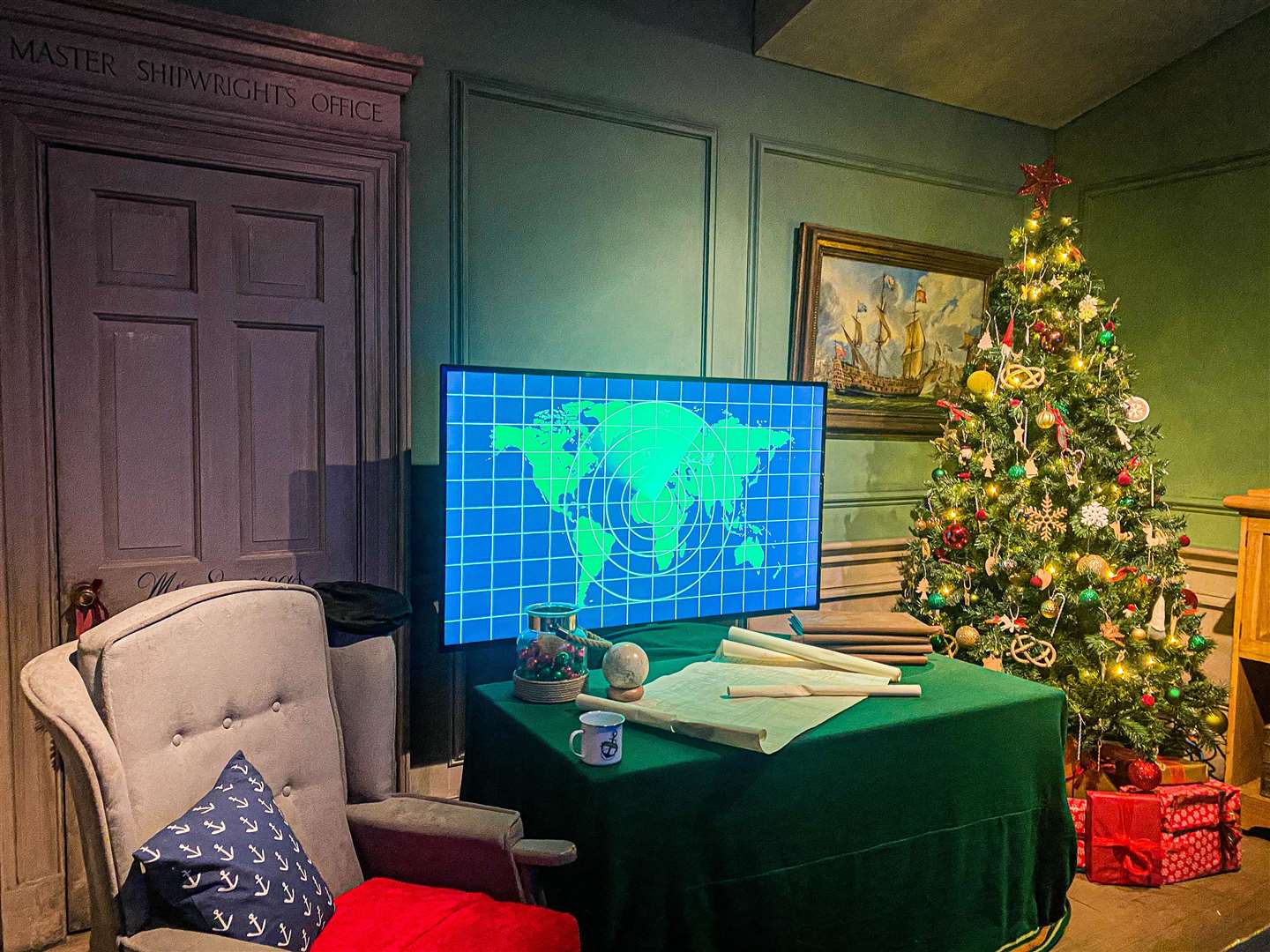 Each room has its own unique theme to help tell the Mission Christmas story
