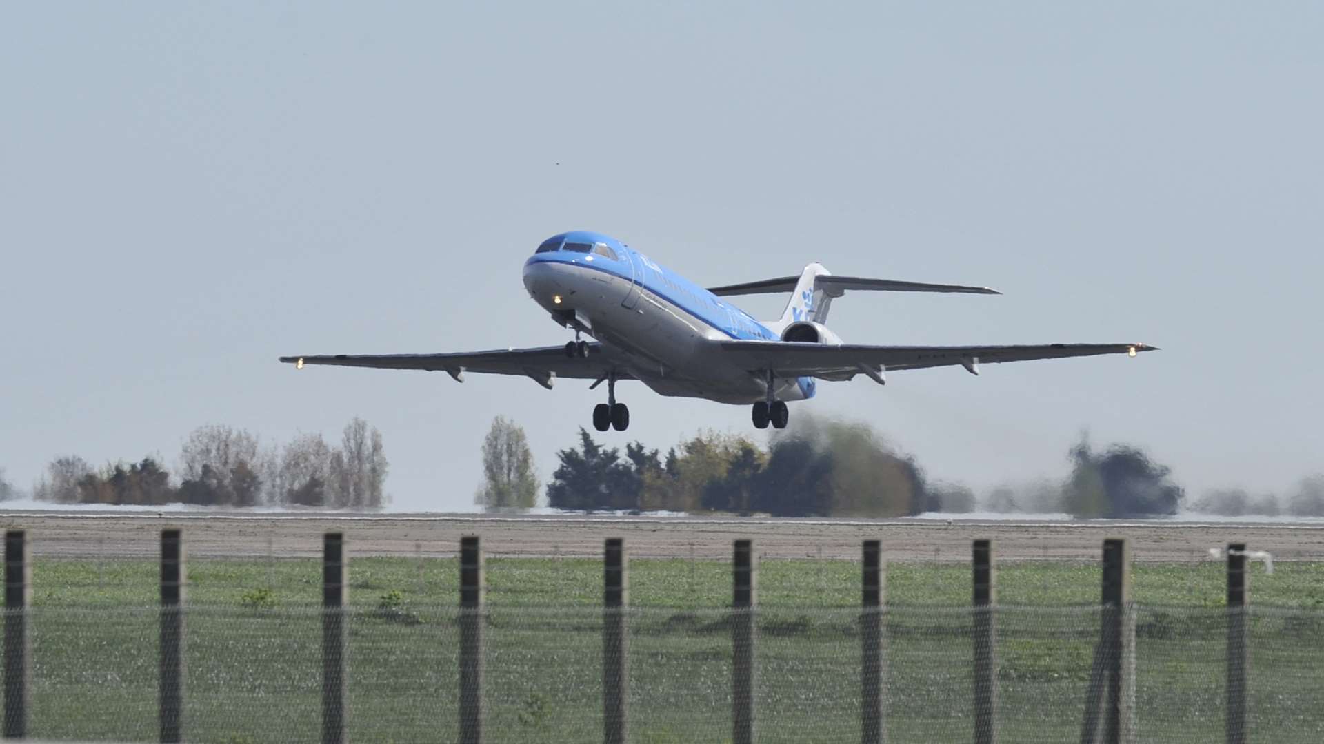 The last KLM flight from Manston in 2014. Picture: Tony Flashman
