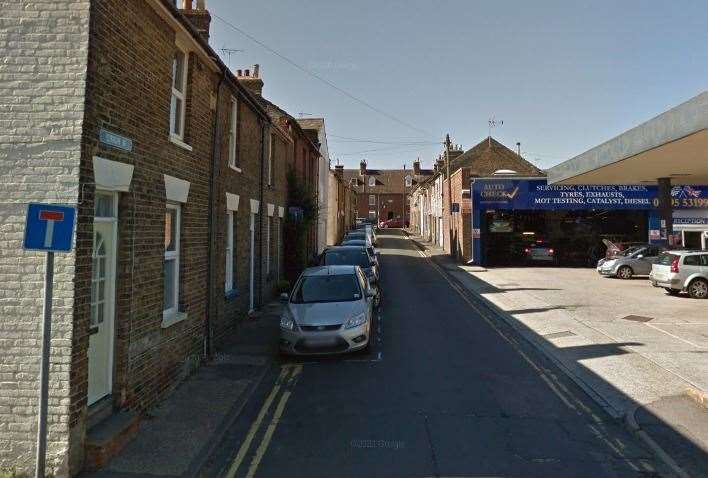 The incident happened in Union Street, Faversham. Picture: Google