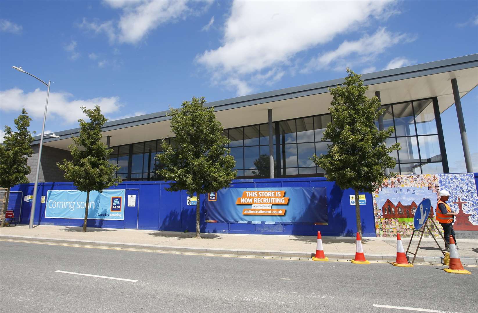 The new Aldi store is almost ready to open