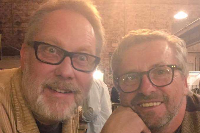Vic Reeves with Michael Hogben