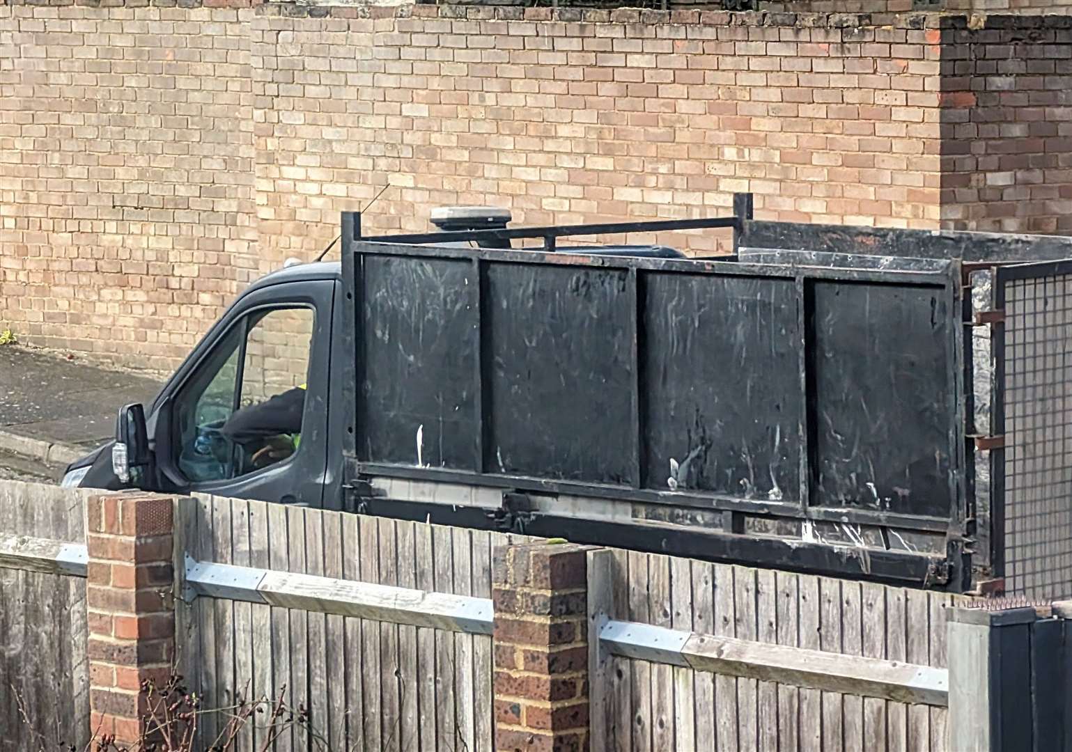 Dartford Council wants to speak to a group who used this van to fly-tip in Windermere Close, Dartford, earlier this month. Picture: Dartford Council