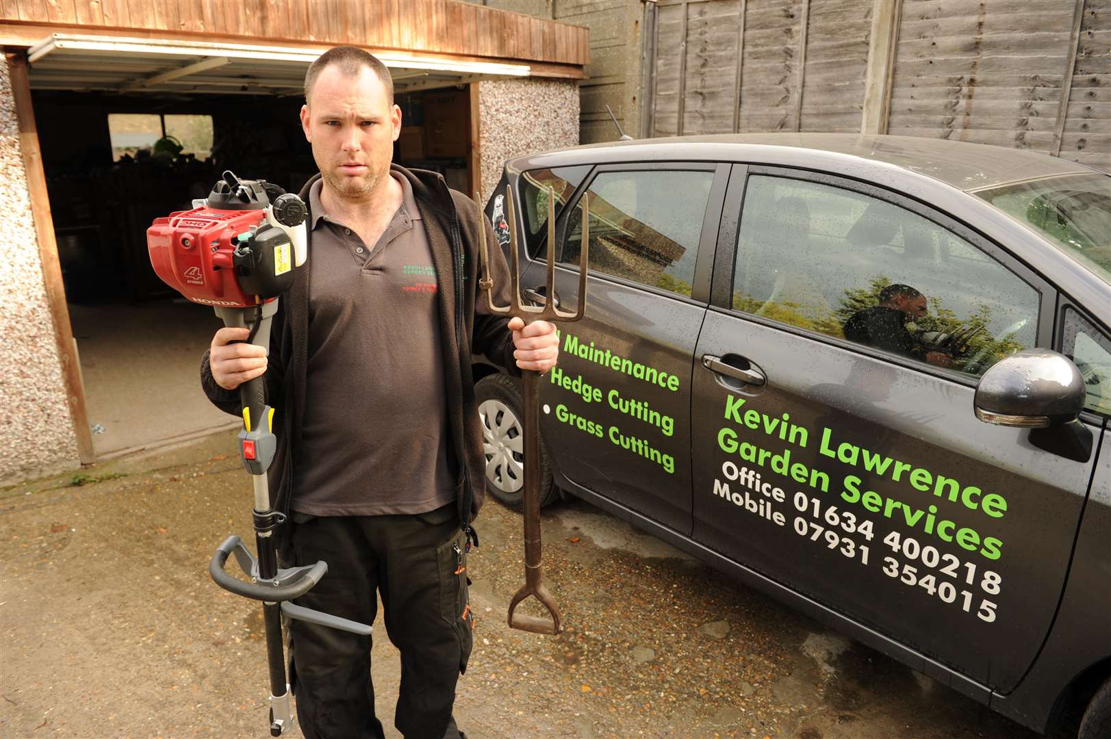 Kevin Lawrence has worked hard to build up his business and is well liked by his customers