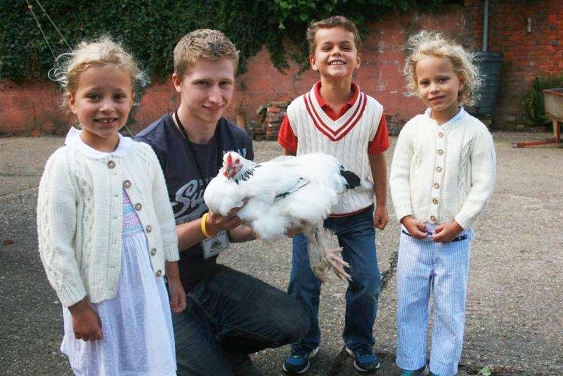 Youngsters will live meeting the animals at the Family Country Life Show