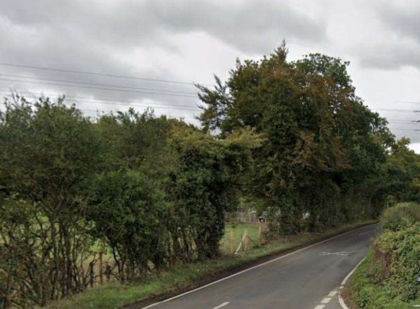 A driver was injured in a crash in Faversham Road, Newnham. Picture: Google