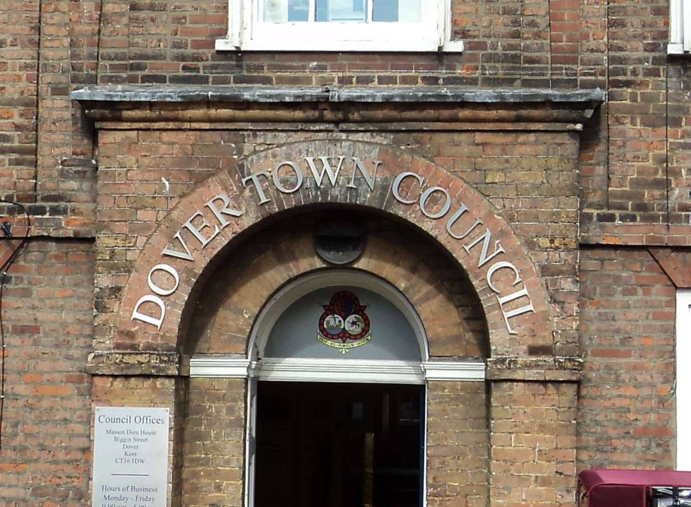 Dover Town Council office in Biggin Street. Picture: Derek Leach