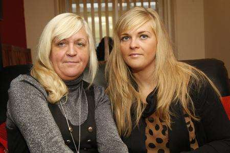 Lynne Simmonds - pictured with her daughter Laura Simmonds – says she is desperate to know what has happened to her other daughter Rebecca