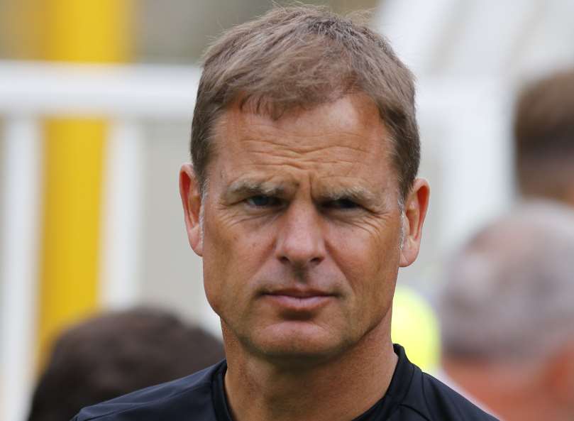 Frank de Boer at the Gallagher Picture: Andy Jones