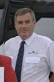 Regent Coaches transport manager Nigel Andrews