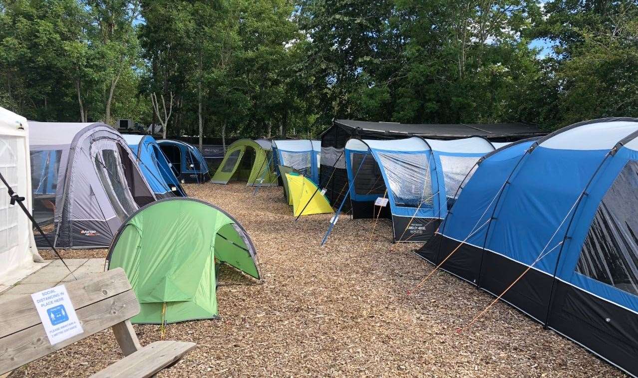 WM Camping is quickly selling out of its family tents