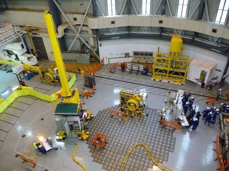 Inside the nuclear power plant. Picture: EDF