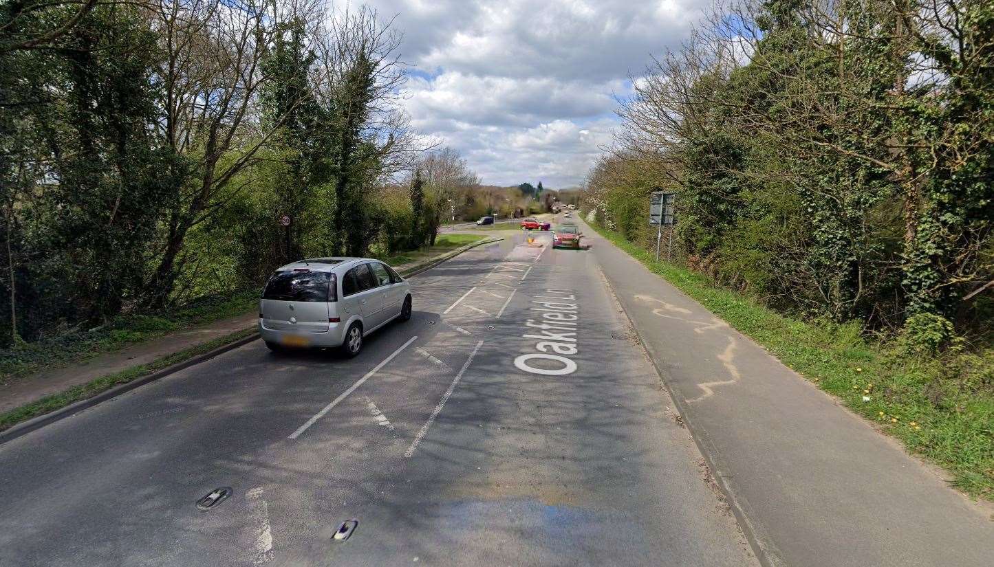 A man has been found dead in a car in Oakfield Lane, Wilmington. Picture: Google