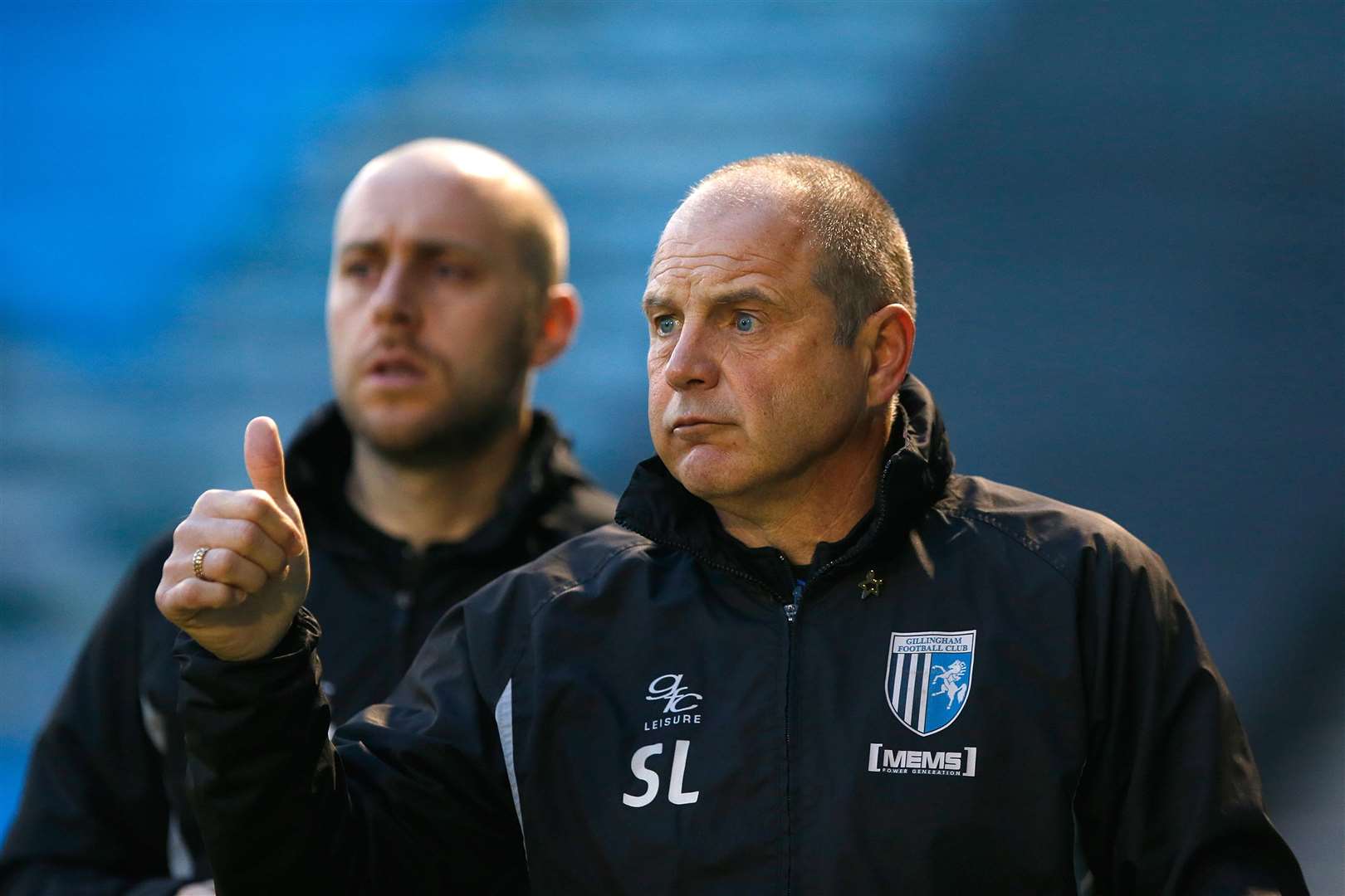 Gillingham manager Steve Lovell on Tuesday night Picture: Andy Jones