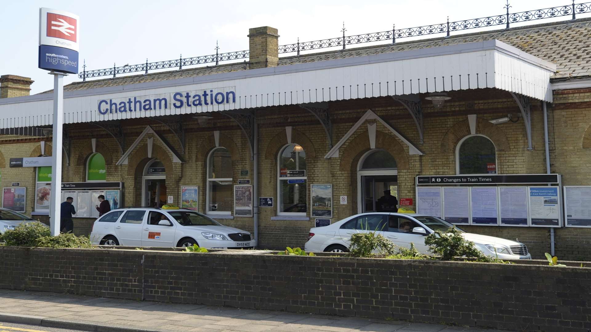 The attempted abduction happened at Chatham railway station. Library image.