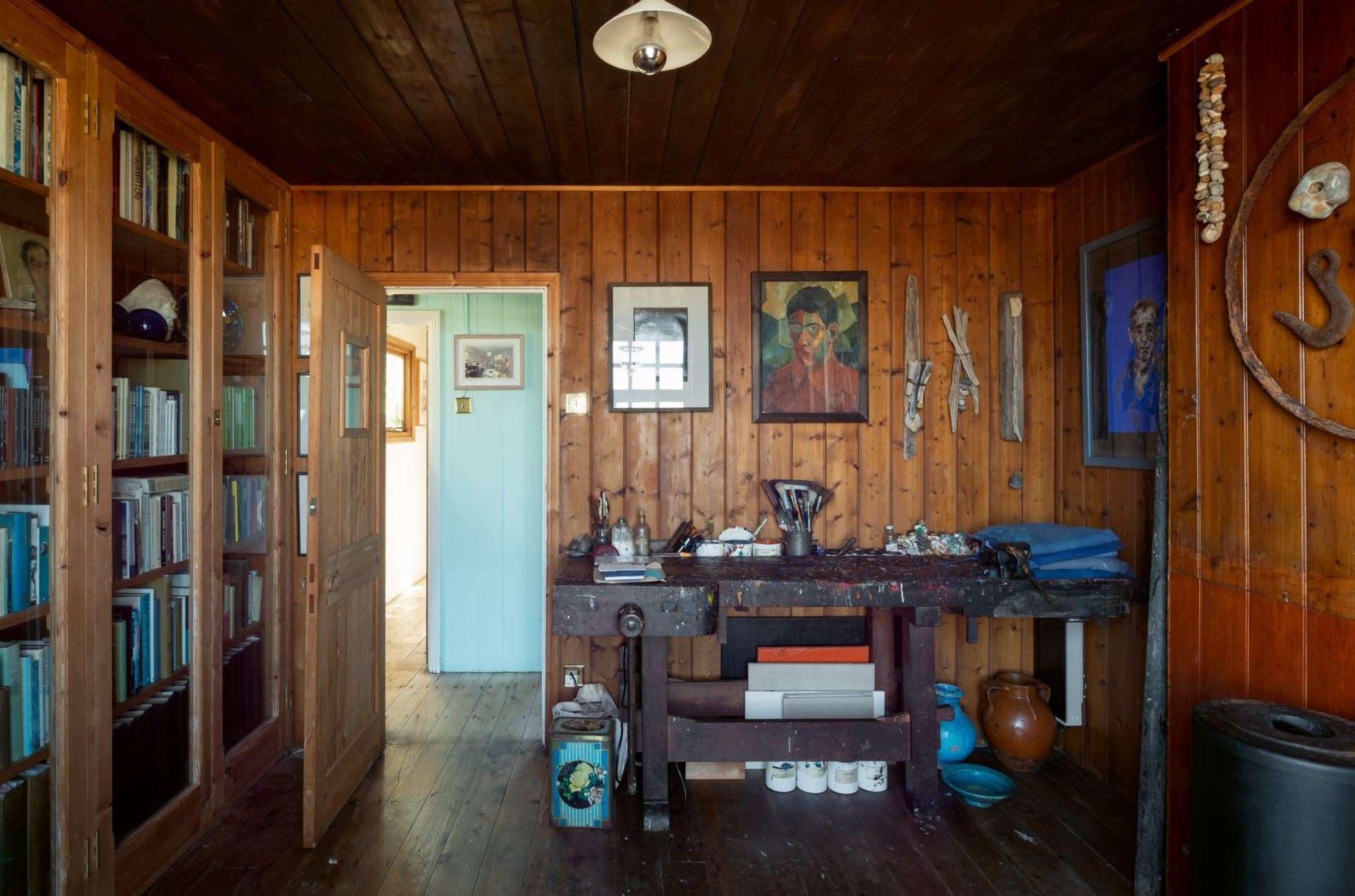 The studio at Prospect Cottage. Picture: Gilbert McGarragher