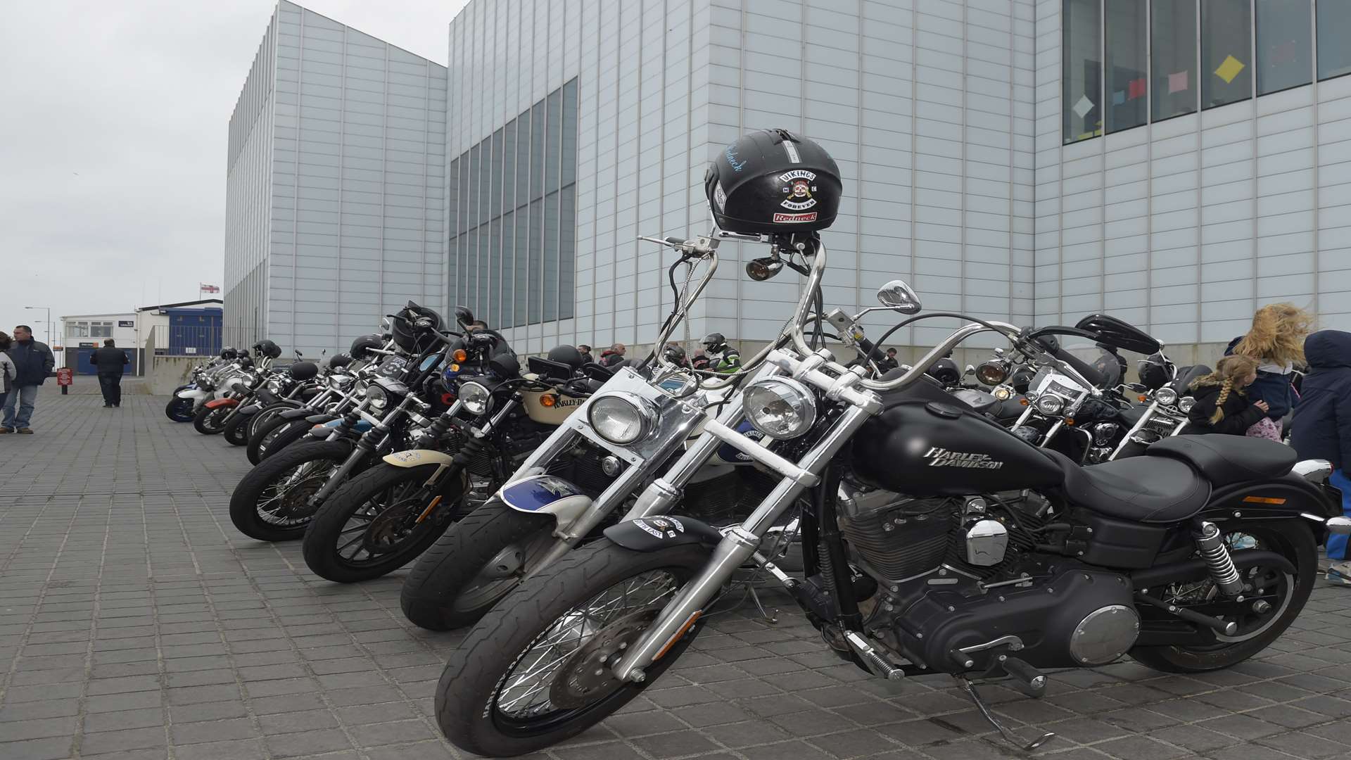 Bikes could be seen outside the Turner Contemporary