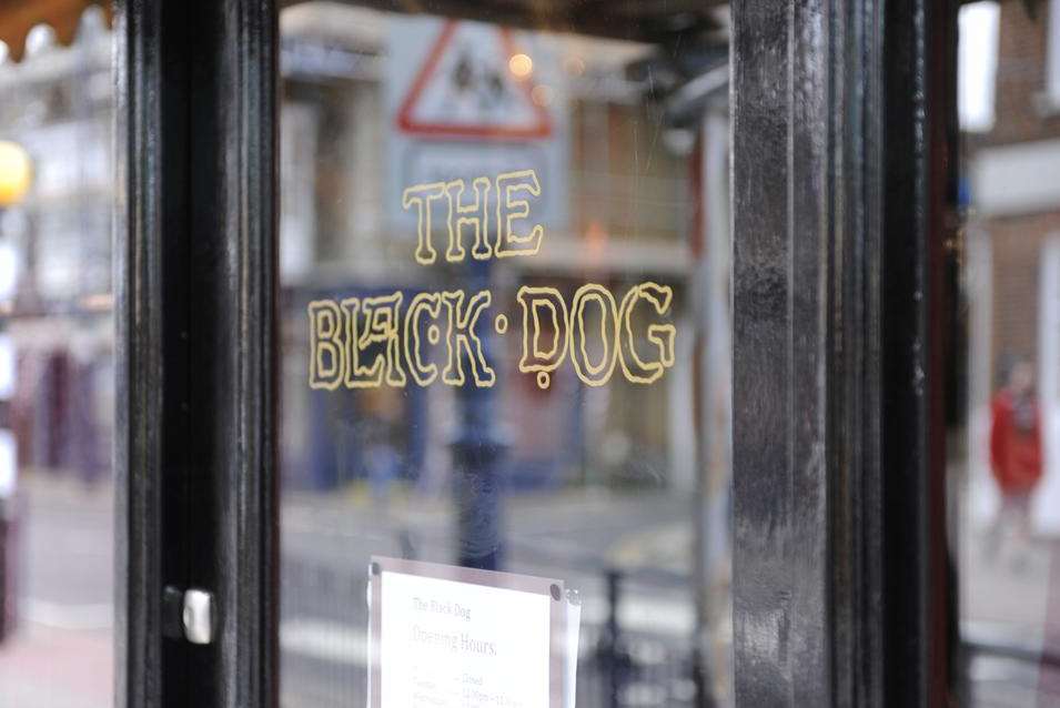 The Black Dog in Whitstable High Street