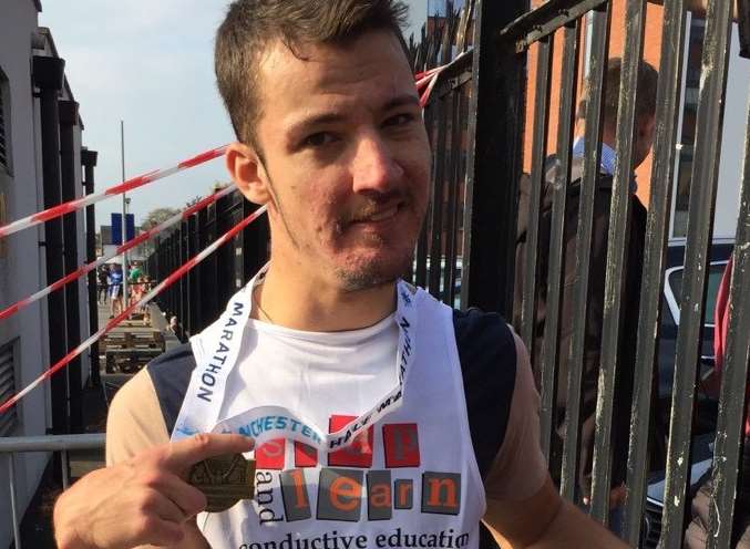 Patrick Barden conquered the Manchester Half Marathon to raise money for Step and Learn