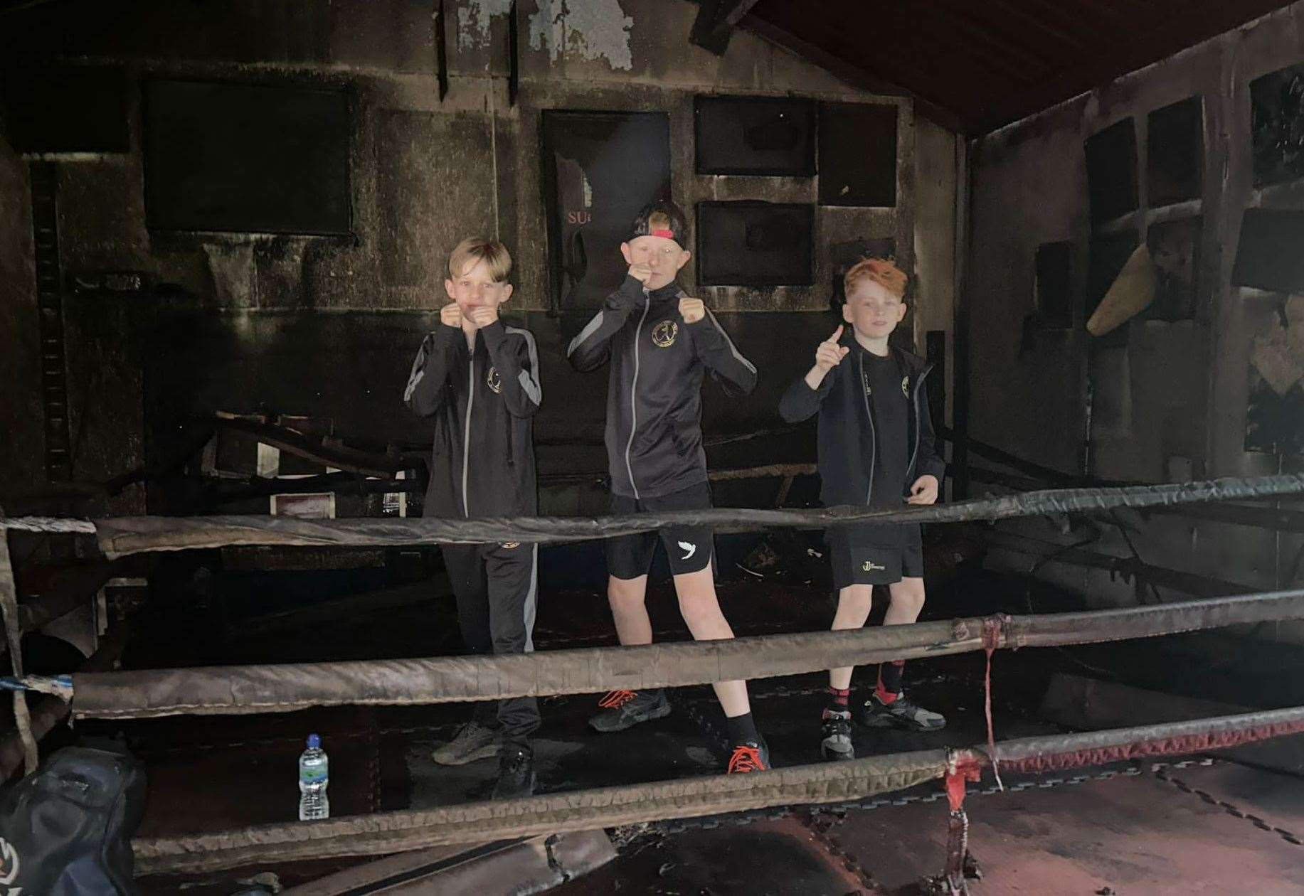 More than 140 children and adults used the now destroyed gym. Picture: ABC Boxing Stables