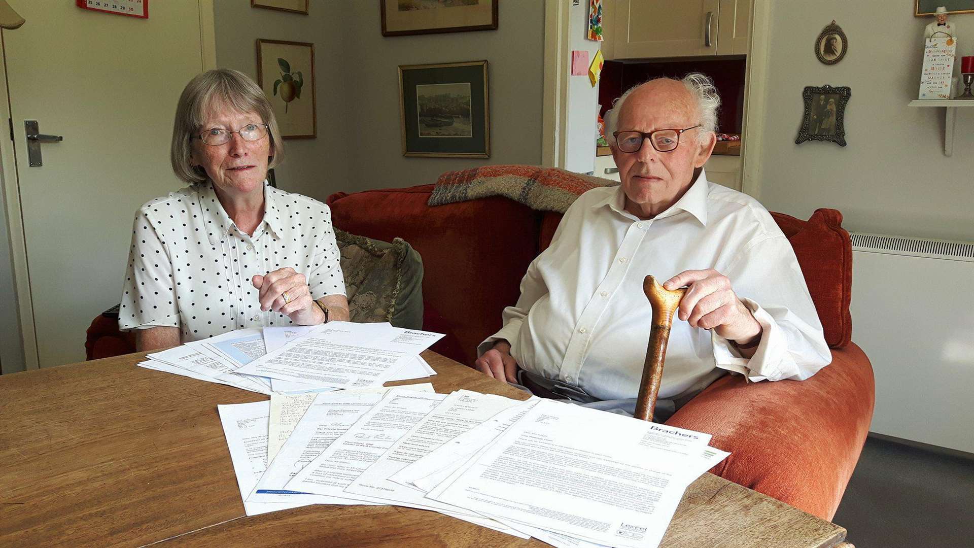 Joan and Edward Wright have spent two years trying to find out who is responsible for an uneven path in Deal (2642826)