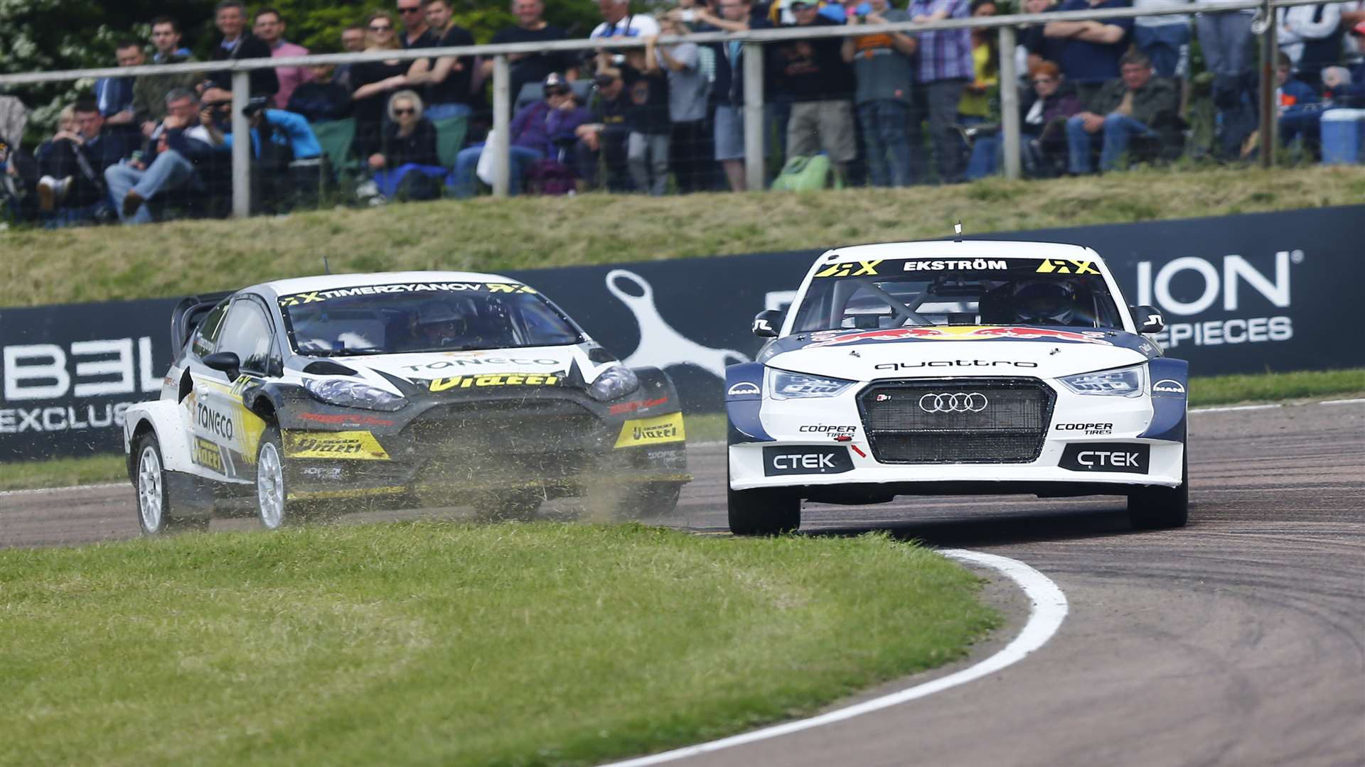 Mattias Ekstrom won at Lydden last year. Picture: Matt Bristow