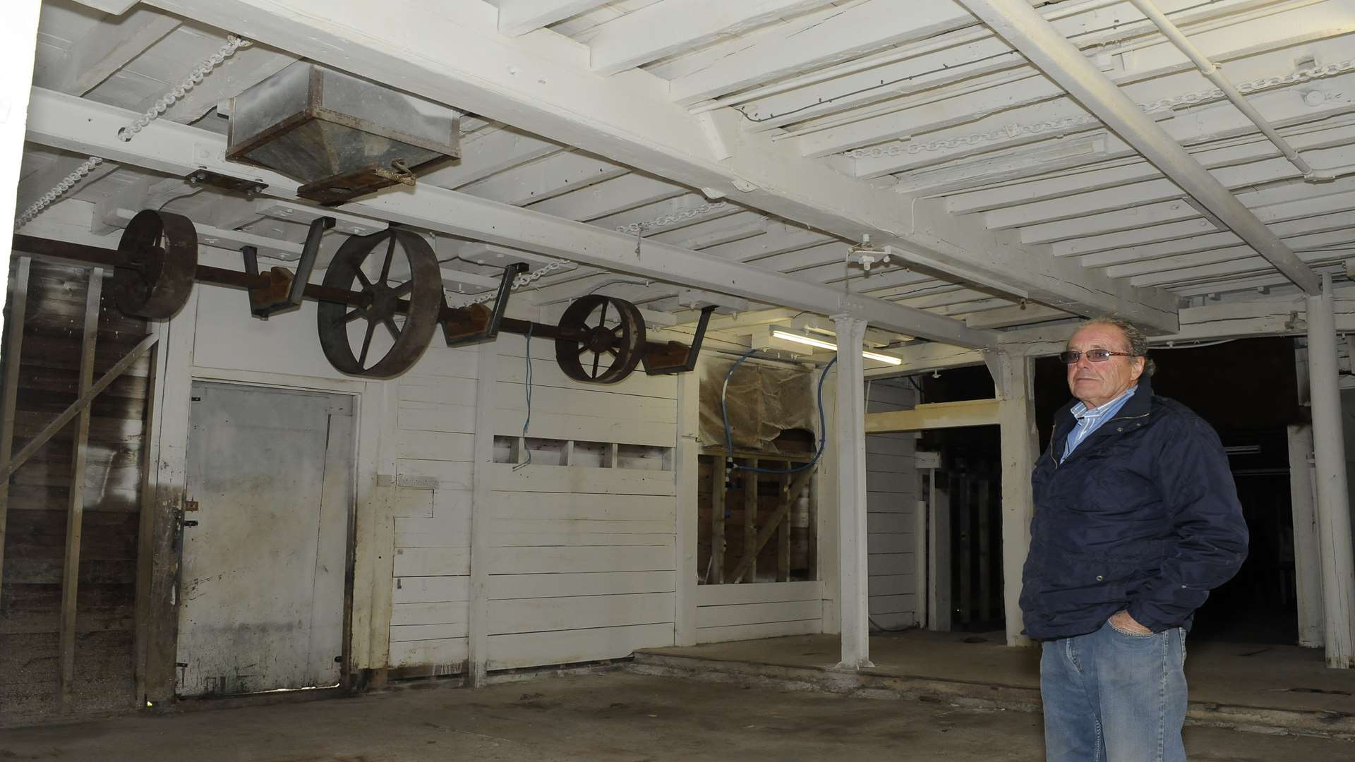 Quayside Properties owner Michael White inside the building.