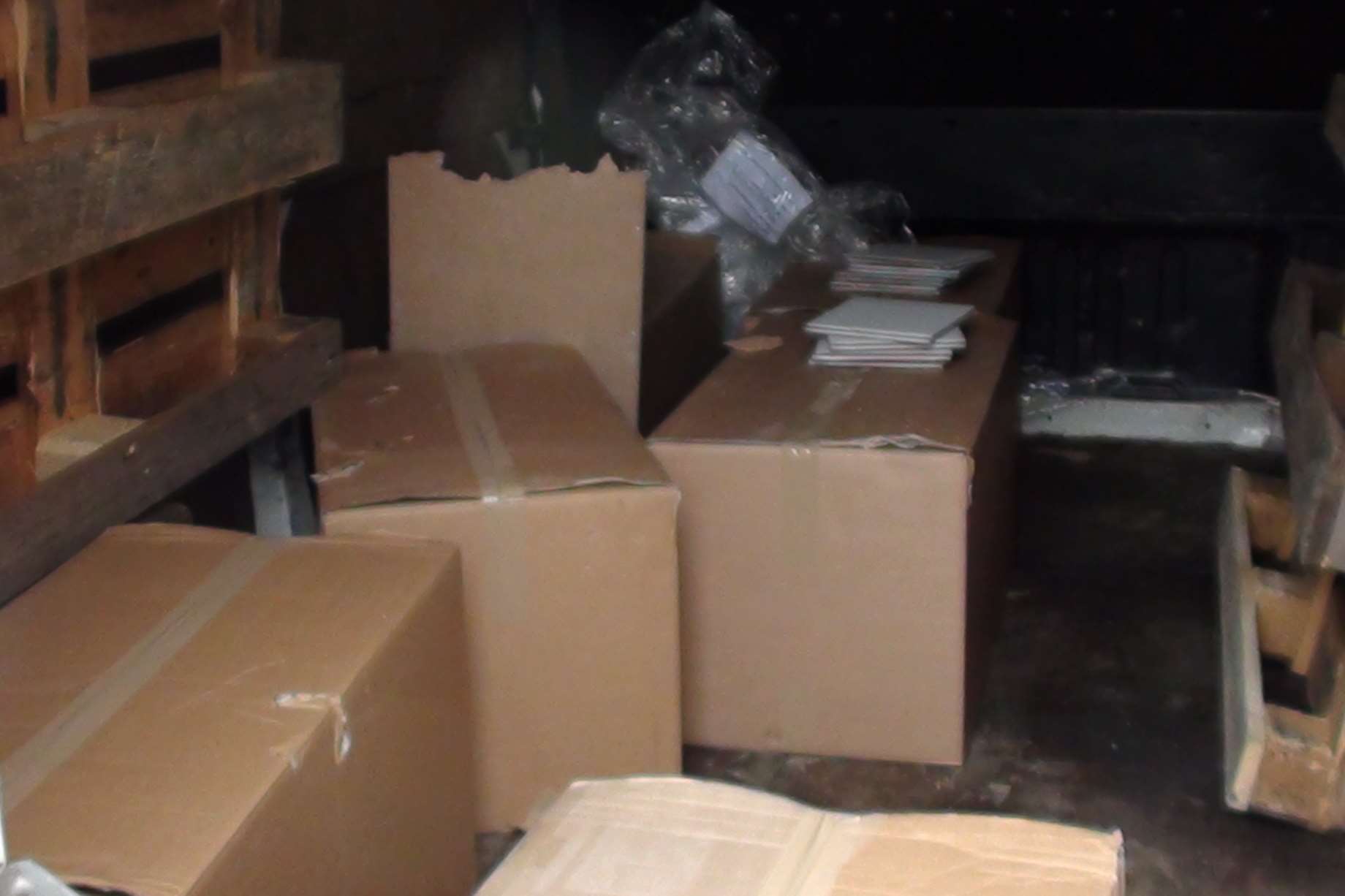 Another 150 kilos of cannabis was found in another garage in the same row.