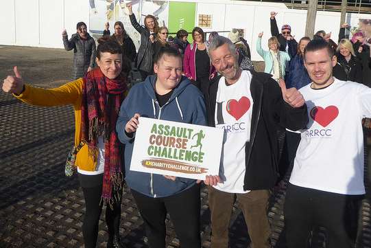 ARRCC were among the charities helping to launch the KM Assault Course Challenge 2018.