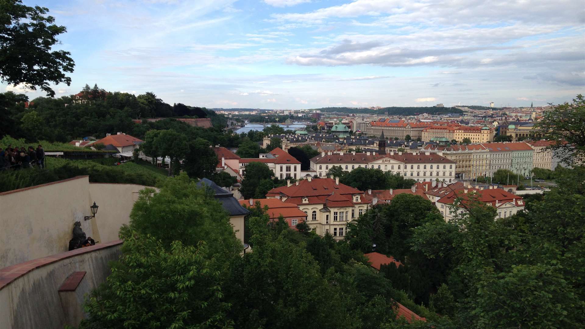 View from the castle area out over Prague. Picture: Matt Leclere