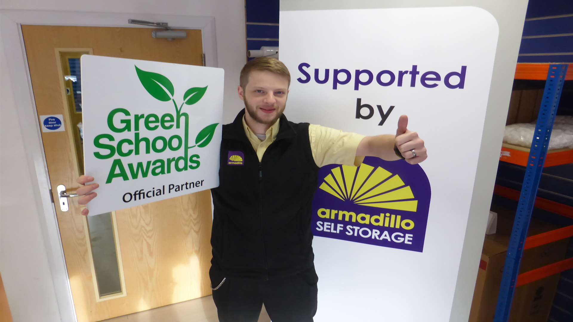 Dan Brambling-Wells announces support of the Green School Awards.