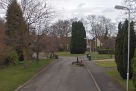 A teenager was hurt in a crash in Meteor Road, Kings Hill. Picture: Google Street View