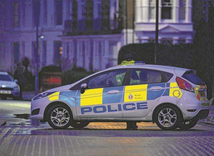 Police carried out a search in the early hours across Sevenoaks. Stock image